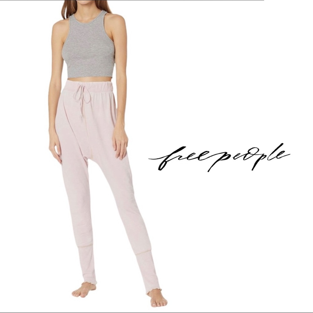 NWT Free People Cozy Harem Joggers Pink M/L